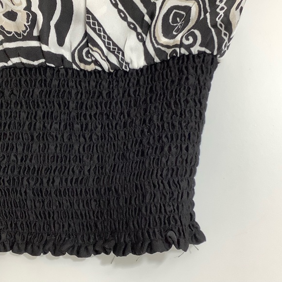 WHBM elastic waist band batwings cold shoulders blouse size small - Picture 7 of 8